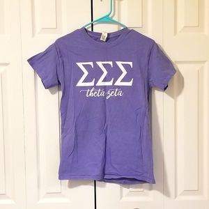 !!SUMMER SALE!! Purple Tri Sigma short sleeve tee, S